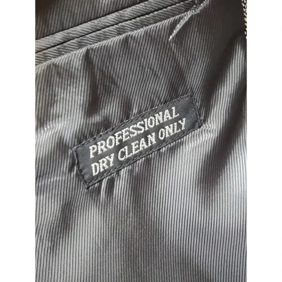 Barrington‎ Tweed Blazer Mens 40R Gray Sports Coat Jacket 2 B Silk Herringbone